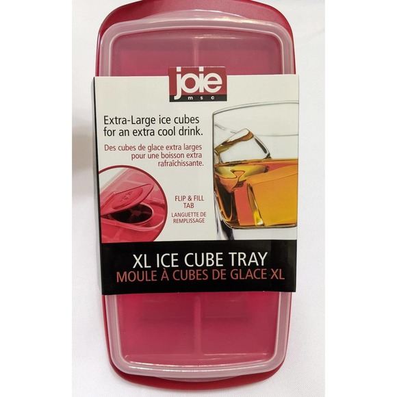 Joie XL Ice Cube Tray with Spill Proof Lid kitchen bar - Picture 1 of 5